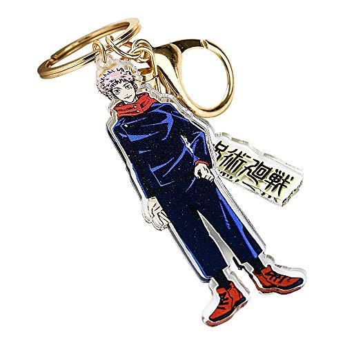 Aceser Jujutsu-Kaisen Gojo Satoru Keychain Anime Peripheral Doll Pendant Keyring Key Chains Charms