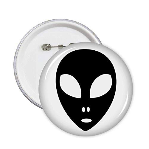 Universe Alien Monster Head Portrait Pins Badge Button Emblem Accessory Decoration 5pcs