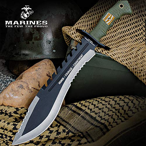 United Cutlery UC3011 USMC Kukri Machete with Sheath United Cutlery UC3011 USMC Kukri Machete with Sheath