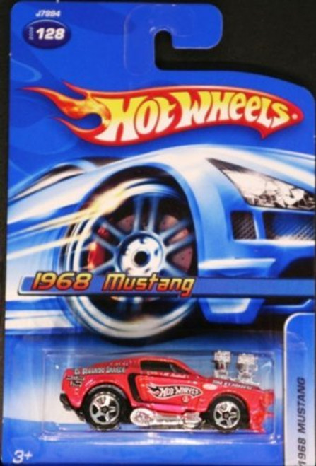 2006-128 1968 Mustang Pink Without Tampo Collectible Collector Car Mattel Hot Wheels 2006-128 1968 Mustang Pink Without Tampo Collectible Collector Car Mattel Hot Wheels