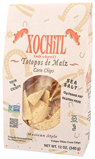 Xochitl Corn Chips, Salted, 12 oz