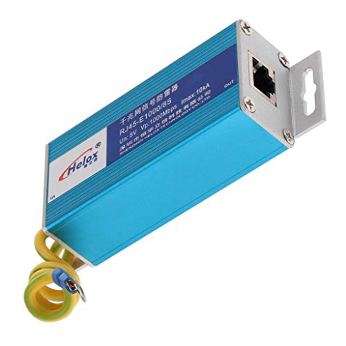 Kesoto Gigabit RJ-45 Adapter Ethernet Network LAN Device Surge Protector Arrester