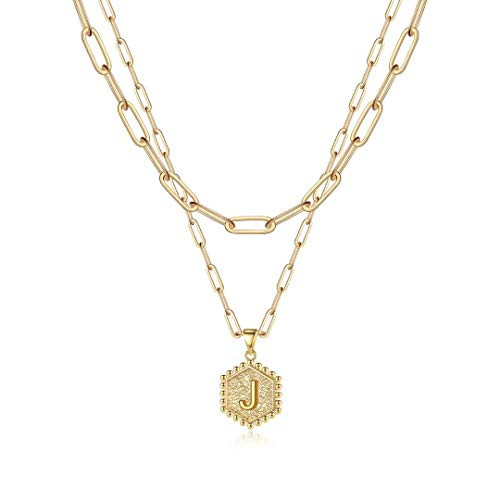 Gold Layered Initial Necklaces for 