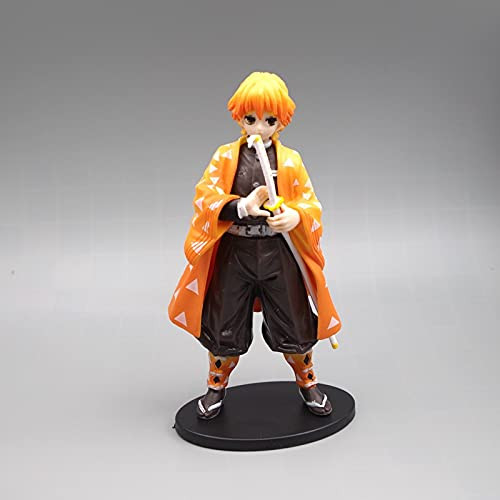 Demon Slayer Actions Figure Agatsuma Zenitsu 6.3 Inch Kimetsu No Yaiba Model Standing Statue Anime Demon Slayer Figure Toys Demon Slayer Actions Figure Agatsuma Zenitsu 6.3 Inch Kimetsu No Yaiba Model Standing Statue Anime Demon Slayer Figure Toys