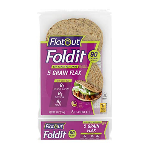 Flatout Foldit, 5-Grain Flax -2 Packs of Foldits-