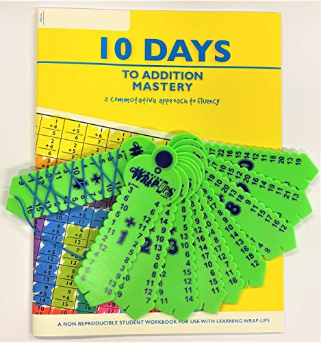 Addition Mastery Book, Workbook with Learning Wrap-Up Combo