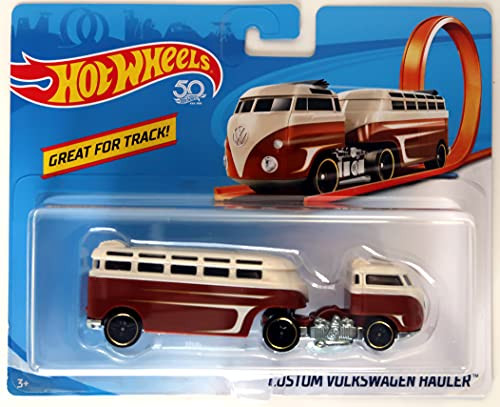 DieCast Hotwheels Track Stars Custom Volkswagens Hauler -Brown- DieCast Hotwheels Track Stars Custom Volkswagens Hauler -Brown-