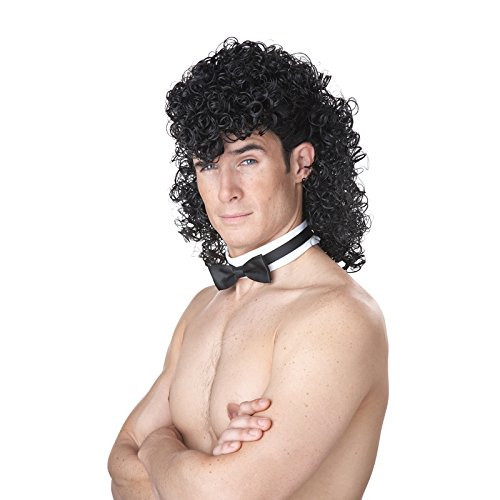 California Costumes Men's Girl's Night Out Wig, Black, One Size