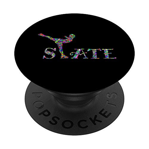 Figure Skater Gift for Girl Women Ice Skate Figure skating PopSockets Grip and Stand for Phones and Tablets Figure Skater Gift for Girl Women Ice Skate Figure skating PopSockets Grip and Stand for Phones and Tablets