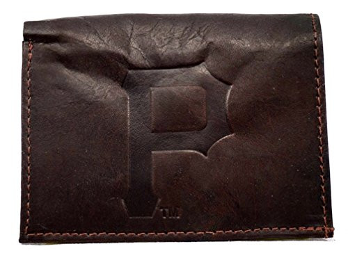 MLB Pittsburgh Pirates Tri-Fold Leather Wallet, Brown