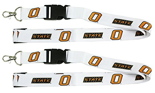 Oklahoma State Cowboys Cloth Lanyard Key Chain 2-Pack