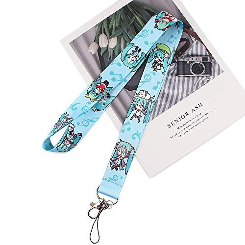 RedDoor-Hill Anime Cute Lanyard for Hatsune Miku ID Card Badge Keychain Holder Jewelry Gift