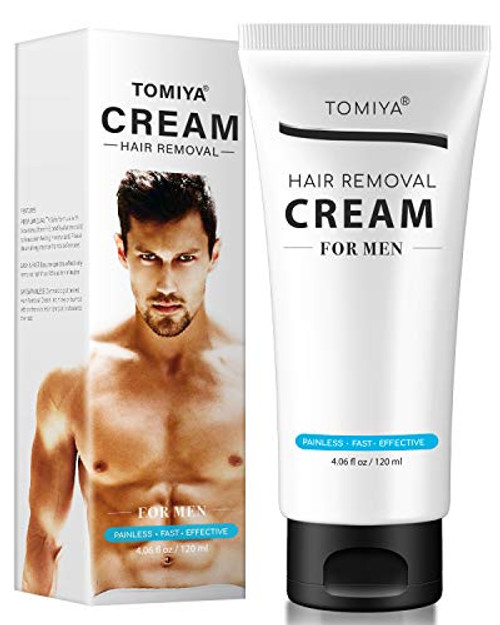 Premium Hair Removal Cream For Men - Painless Hair Removal for Men - Skin Friendly  and  Fast  and  Effective - Smoothing Depilatory Cream For Unwanted Male Body Hair