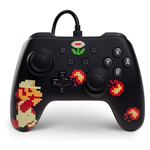 PowerA Wired Controller for Nintendo Switch - Retro 8-Bit Super Mario