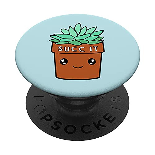 Succ It - Cute Succulent Plant Lovers Pun Gardening Theme PopSockets PopGrip- Swappable Grip for Phones and Tablets Succ It - Cute Succulent Plant Lovers Pun Gardening Theme PopSockets PopGrip- Swappable Grip for Phones and Tablets