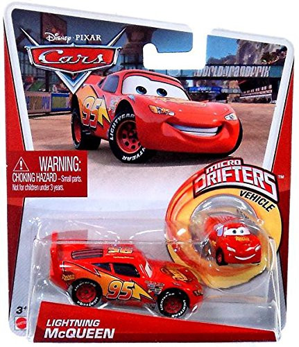 Disney/Pixar Cars Lightning McQueen Diecast and Micro Drifters, 2-Pack