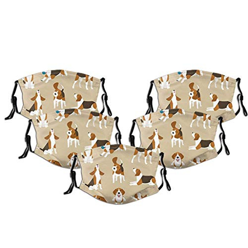 Face-Masks with Filter Washable Reusable Face-Mask Cute Dog Printed Adjustable Face-Mask for Adults Face-Masks with Filter Washable Reusable Face-Mask Cute Dog Printed Adjustable Face-Mask for Adults