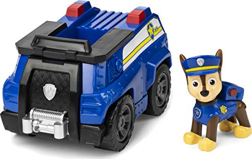 Paw Patrol, Chases Patrol Cruiser Vehicle with Collectible Figure, for Kids Aged 3 and Up, Multicolor