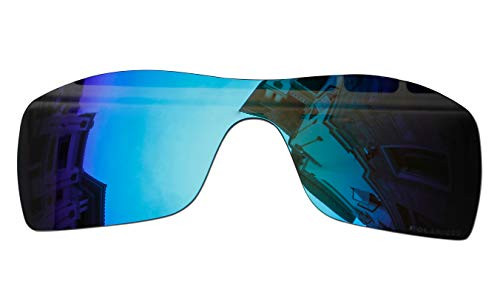 Sunglass Lenses Replacement Polarized for Oakley Batwolf Sunglasses -Blue Mirror Coatings-