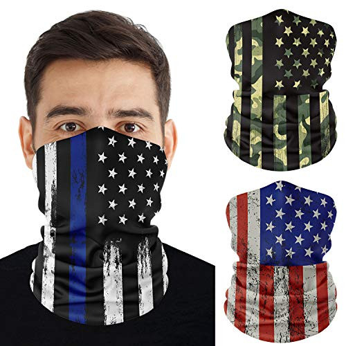 Unisex Neck Gaiter Face Mask Scarf Gator Cover Bandana Cooling Headbands Seamless Outdoor