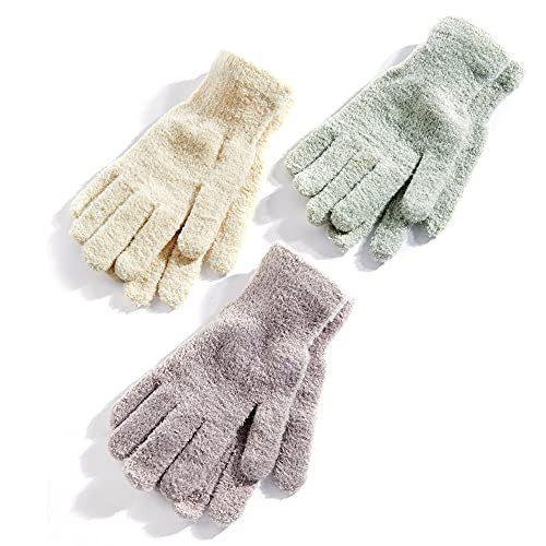 Aloe Vera Moisturizing Gloves - Hand Moisturizer Gloves Infused with Aloe Vera  and  Essential Oil Fragrances - Moisturizing Hand Gloves with Aloe Vera - Aloe Infused Gloves -Grey/Peppermint-