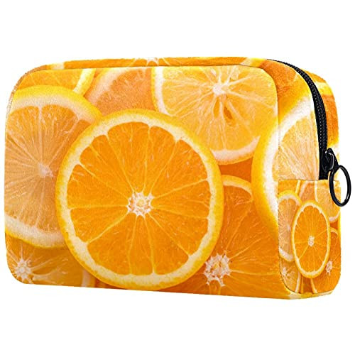 Makeup Cosmetic Bag Coin Purse Travel Cosmetic Pouch Toiletry Bag slices lime orange Makeup Cosmetic Bag Coin Purse Travel Cosmetic Pouch Toiletry Bag slices lime orange