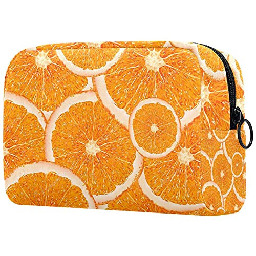 Makeup Cosmetic Bag Coin Purse Travel Cosmetic Pouch Toiletry Bag cartoon orange lemon Makeup Cosmetic Bag Coin Purse Travel Cosmetic Pouch Toiletry Bag cartoon orange lemon