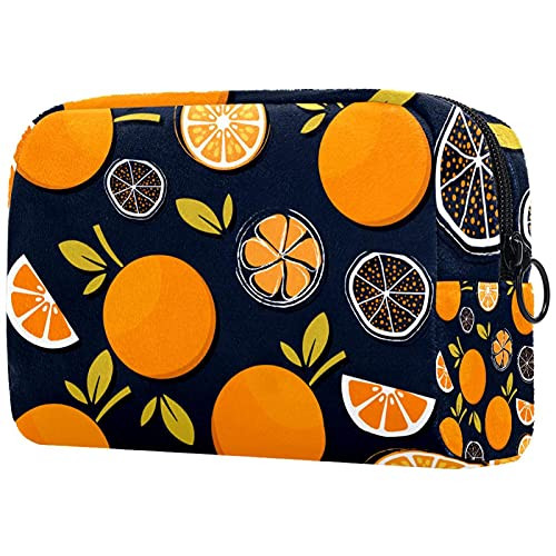 Makeup Cosmetic Bag Coin Purse Travel Cosmetic Pouch Toiletry Bag cool orange fruit Makeup Cosmetic Bag Coin Purse Travel Cosmetic Pouch Toiletry Bag cool orange fruit