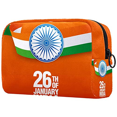 Makeup Cosmetic Bag Coin Purse Travel Cosmetic Pouch Toiletry Bag independence day orange Makeup Cosmetic Bag Coin Purse Travel Cosmetic Pouch Toiletry Bag independence day orange