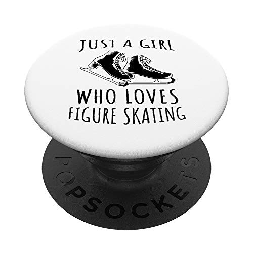 Just a girl who loves Figure Skating - Funny Skater PopSockets Grip and Stand for Phones and Tablets Just a girl who loves Figure Skating - Funny Skater PopSockets Grip and Stand for Phones and Tablets