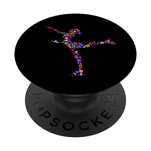 Figure Skating Girls And Women Ice Skating PopSockets PopGrip- Swappable Grip for Phones  and  Tablets Figure Skating Girls And Women Ice Skating PopSockets PopGrip- Swappable Grip for Phones  and  Tablets