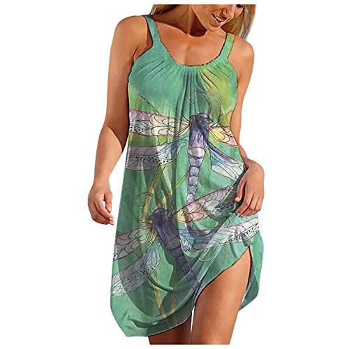 Dress for Women, Summer Tie Dye Colorful Sleeveless V Neck Maxi Dress Casual Sundress Beach Party Split Long Dresses Summer Dress Green Dress for Women, Summer Tie Dye Colorful Sleeveless V Neck Maxi Dress Casual Sundress Beach Party Split Long Dresses Summer Dress Green