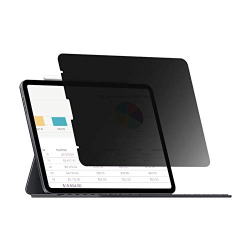 for New iPad Pro 11 inch Privacy Screen Protector [Landscape Privacy] [Compatible with Apple Pencil] [ Anti-Glare] Excellent Sensibility (New iPad Pro 11 Privacy Screen Protector)