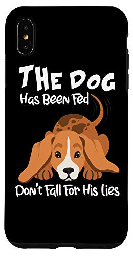 iPhone XS Max The Dog Has Been Fed Beagle Dog Clothes Outfit Gift Beagle Case