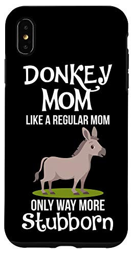 iPhone XS Max Donkey Mom Clothes Outfit Mother's Day Gift Donkey Case
