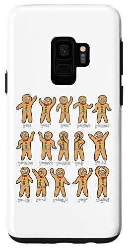 Galaxy S9 Algebra Dance Gingerbread Funny Graph Figures Math Equation Case