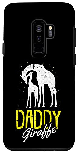 Galaxy S9 plus Daddy Giraffe Fathers Day Cute Zoo Animal Papa Dad-a Pops Case