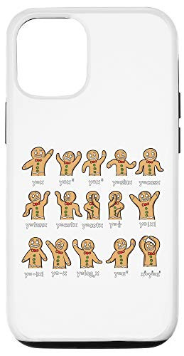 iPhone 12/12 Pro Algebra Dance Gingerbread Funny Graph Figures Math Equation Case