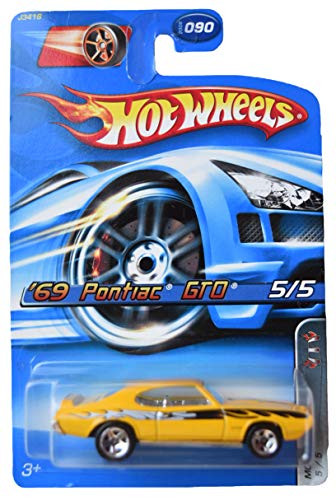 Mattel Hot Wheels '69 Pontiac GTO 90, Yellow