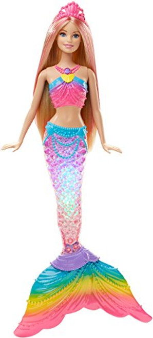 Barbie Rainbow Lights Mermaid Doll with Mermaid Tail Glimmer Barbie Rainbow Lights Mermaid Doll with Mermaid Tail Glimmer