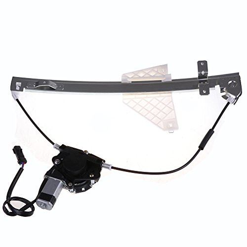 cciyu Rear Left Drivers Side Power Window Lift Regulator with Motor Assembly Replacement fit for 2001-2004 Jeep Grand Cherokee