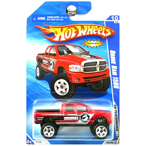 Hot Wheels 2010 HW Performance Dodge Ram 1500 Truck Red Hot Wheels 2010 HW Performance Dodge Ram 1500 Truck Red