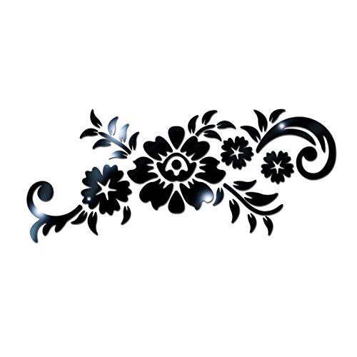 AUNKIER 3D Acrylic Mirror Wall Sticker, Flower Mirror Wall Sticker, Acrylic Mirror Self Adhesive Mirror Tiles, for Aesthetic Wall Decor for Bedroom Living Room AUNKIER 3D Acrylic Mirror Wall Sticker, Flower Mirror Wall Sticker, Acrylic Mirror Self Adhesive Mirror Tiles, for Aesthetic Wall Decor for Bedroom Living Room