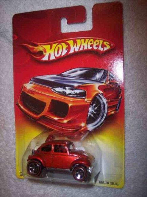 2006 Red Card Series Baja Bug Collectible Collector Car Mattel Hot Wheels 1-64 Scale