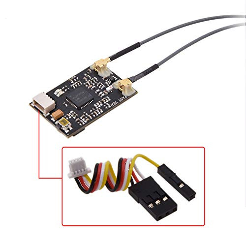 AGFrc RC Receiver for Multi-Rotor FPV --2.4GHz FASST Compatible 16CH SBUS + RSSI (PWM) Output RC Receiver (MRFS01)