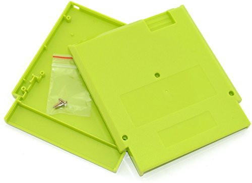 Green Game Cartridge Shell Case 72 Pins 8 Bit Card Cover for Nintendo NES with 3 Screws Replacement