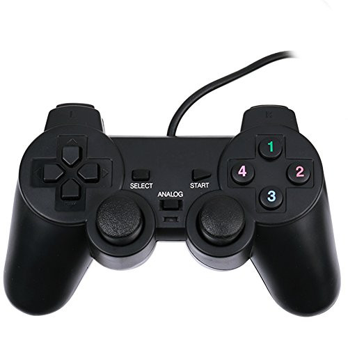 Eican PC Wired USB 2.0 Gamepad Game Controller Joypad Joystick for Computer Laptop