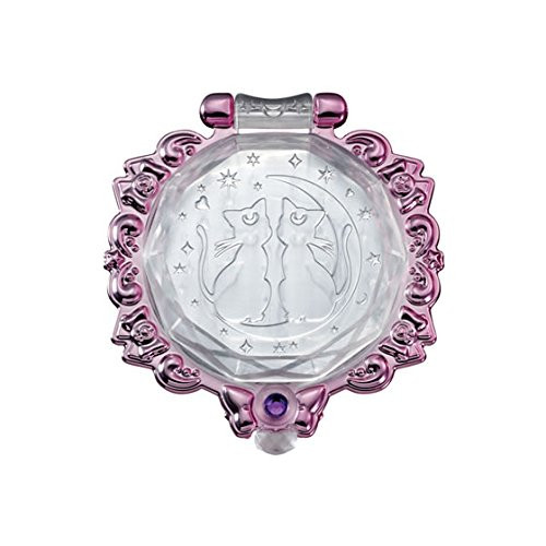 Sailor Moon BANDAI Gashapon Moon Crystal Mirror - Luna  and  Artemis