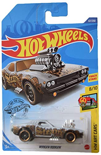 DieCast Hotwheels Rodger Dodger -Silver- 67/250, Art Cars 8/10