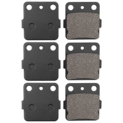 Sollon Front and Rear Brake Pads for Honda TRX400EX TRX400X TRX300EX TRX300X TRX250X TRX250R FourTrax/Sportrax Yamaha Raptor 350 660 YFM350 YFM660R Sollon Front and Rear Brake Pads for Honda TRX400EX TRX400X TRX300EX TRX300X TRX250X TRX250R FourTrax/Sportrax Yamaha Raptor 350 660 YFM350 YFM660R